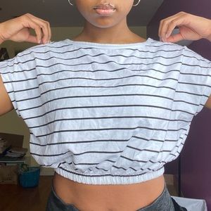 Strip crop top